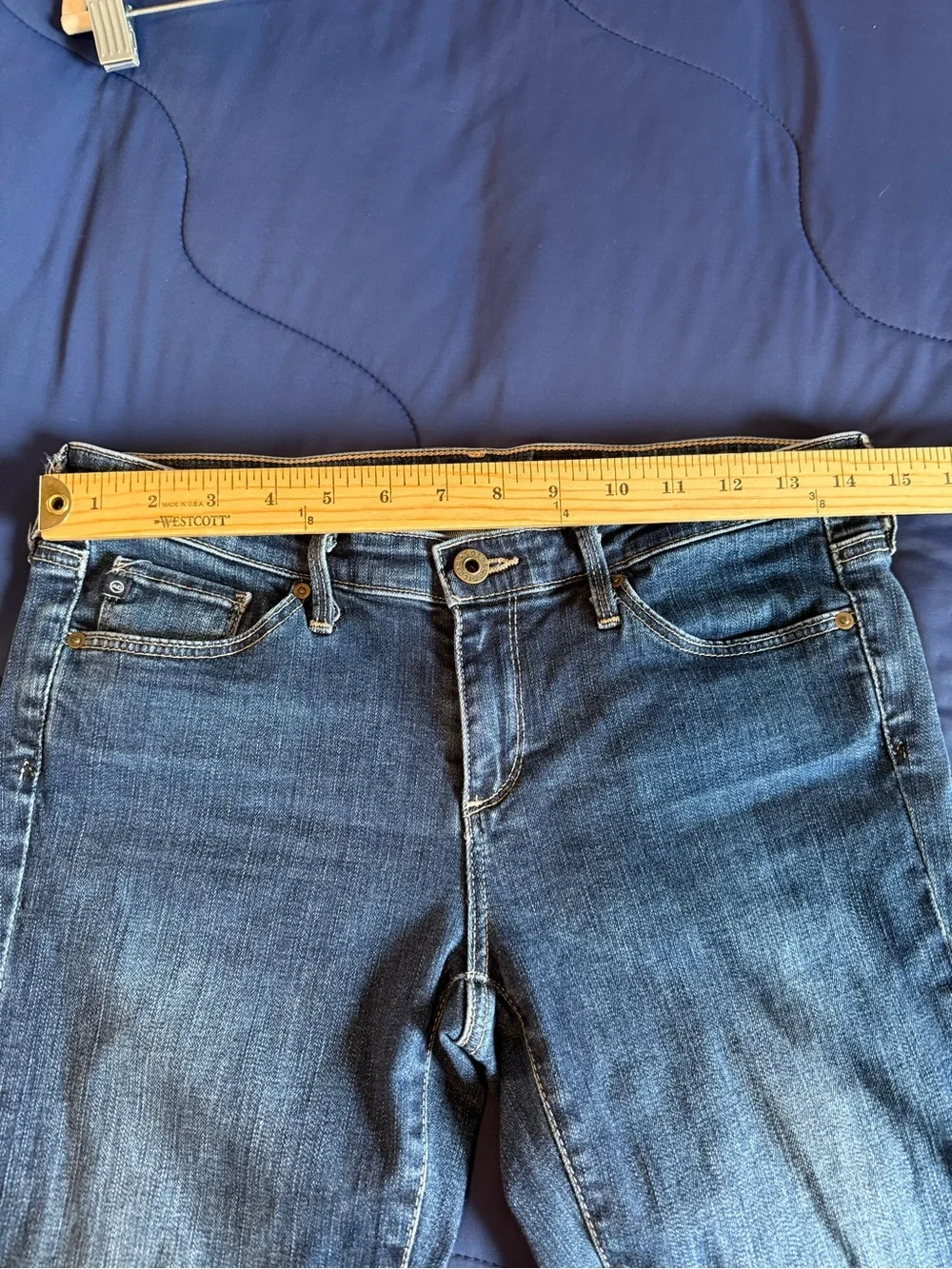AG Adriano Goldschmied The Stilt Roll Up Slim Skinny Jeans Size 28R